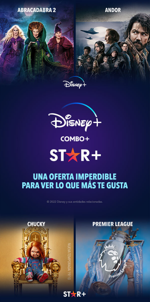 Banner Lateral Ativação Disney+, Star+ ou Combo+